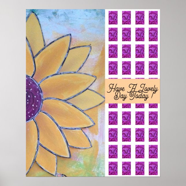 Solrosblommans snygga dag Poster (Framsidan)
