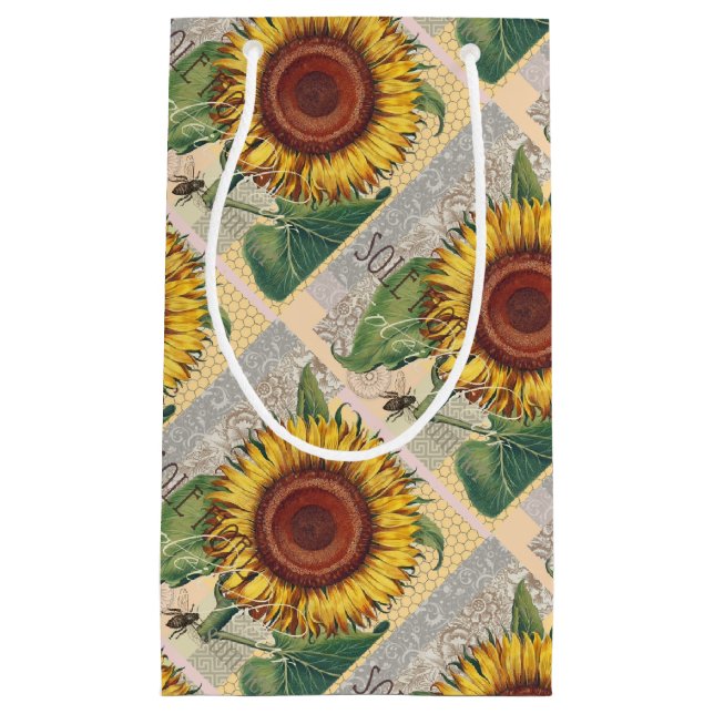 Solrosblommans Vintage Skål blomning (Framsidan)