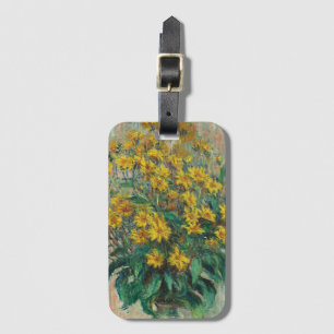 Solrosblommor av Claude Monet Bagagebricka