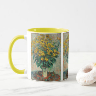 Solrosblommor av Claude Monet Mugg