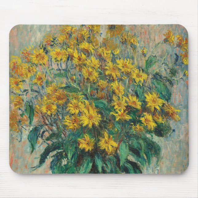 Solrosblommor av Claude Monet Musmatta (Framsidan)