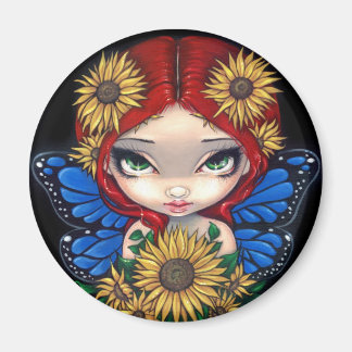 "Solrosblommor", magnet