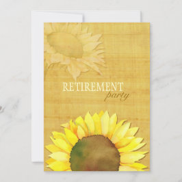 Solrosblommor Pension Party Inbjudningar