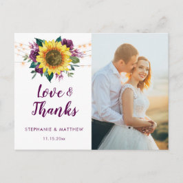 Solrosblommor Plum Lila Ro Ljus Photo Tack Vykort