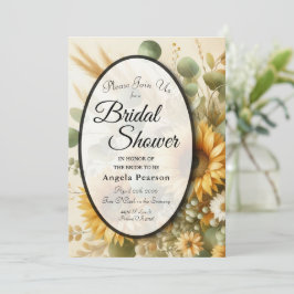 Solrosblommor, solupplysta, sommarblommor inbjudningar