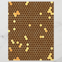 Solrosböna, honeycomb-skrapbok Papprare Lakan