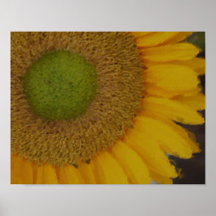 Solroscentrum Fotofärgning Flower Art Poster