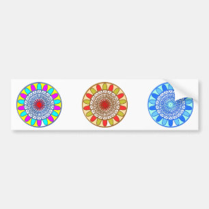 SOLROSChakra Mandala Bildekal