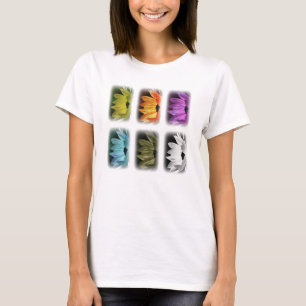 SolrosCollagekvinna skjorta T-shirt