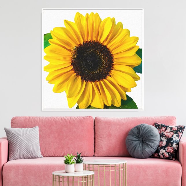 Solrosdecor Canvastryck (Insitu (Vardagsrum))