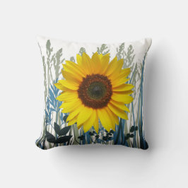 Solrosdekorativ kudde