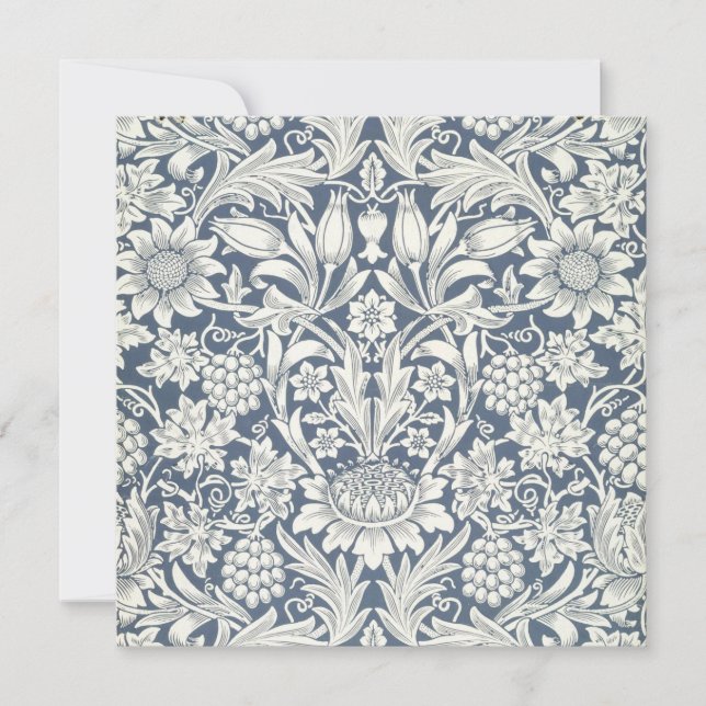 Solrosdesign (av William Morris) Kort (Framsida)