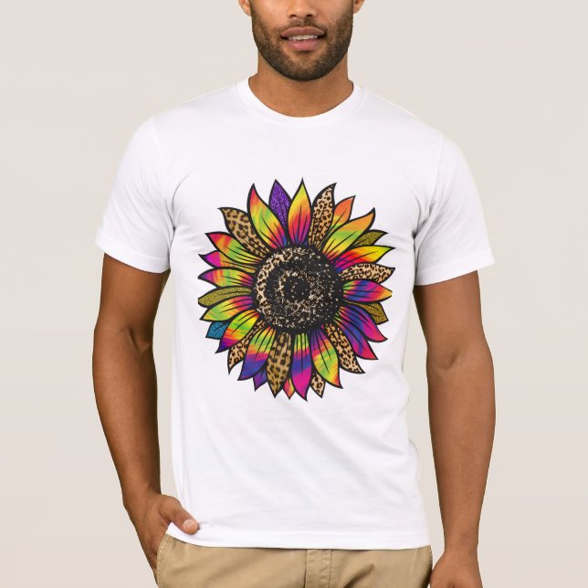 Solrosdesign T Shirt (Framsida)