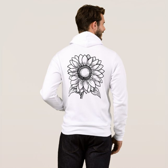 Solrosdesign T Shirt (Hel baksida)