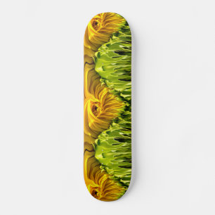 Solrosdropp Skateboard Bräda 20 Cm