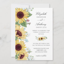 SolrosElegant Rustic Blommigt Bröllop