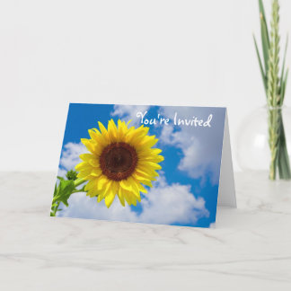Solrosen i himmlen, är du inbjuden inbjudan