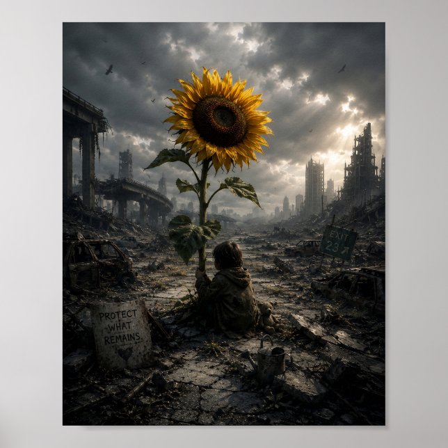 Solrosen i ödemarken poster (Framsidan)
