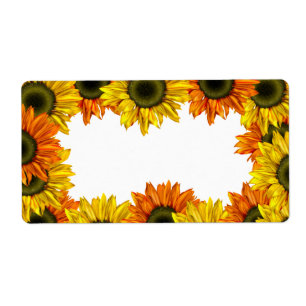 Solrosetikett Fraktsedel