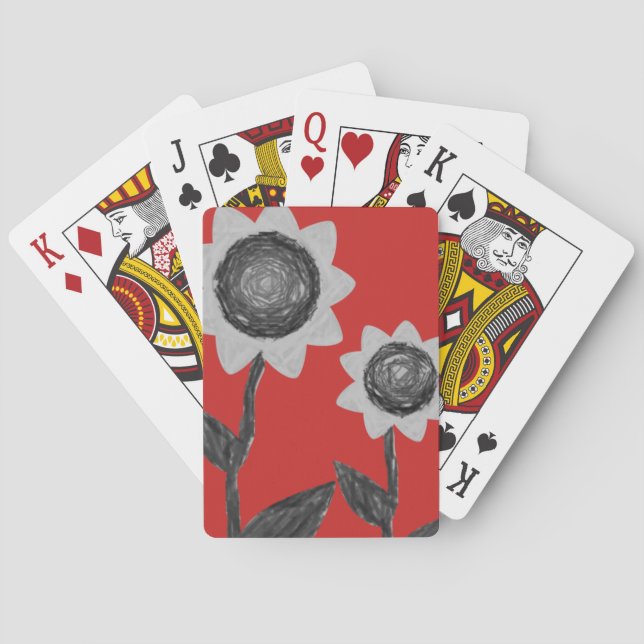 Solrosfack Spel Kort (Baksidan)