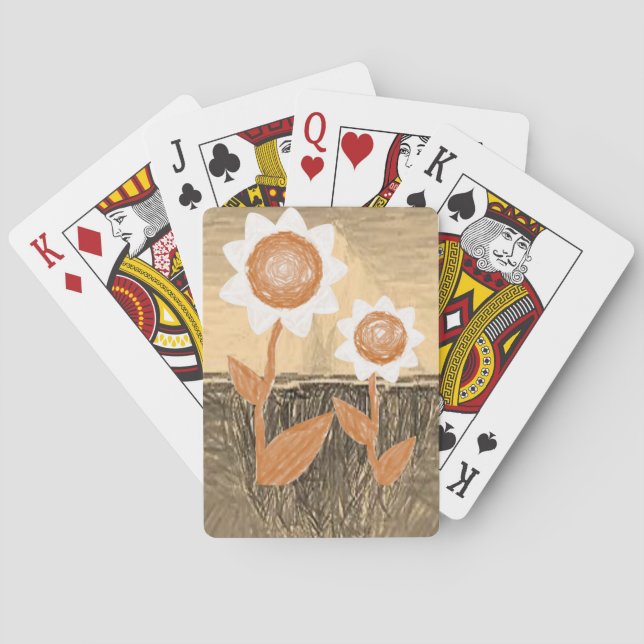 Solrosfack Spel Kort (Baksidan)