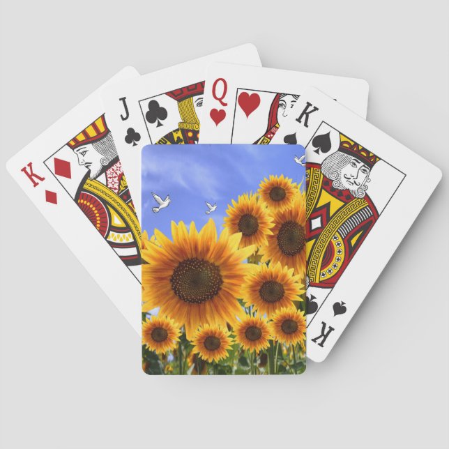 Solrosfack Spel Kort (Baksidan)