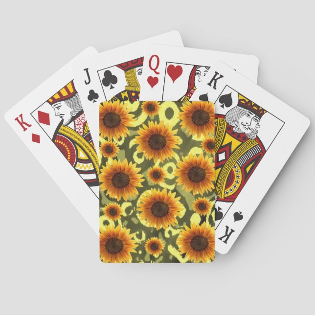 Solrosfack Spel Kort (Baksidan)