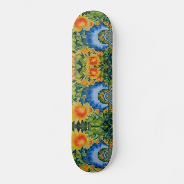 SolrosFält för alltid Skateboard Bräda 20,5 Cm (Framsida)
