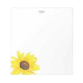 Solrosfärg Anteckningsblock