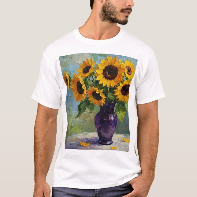 Solrosfärg t shirt (Framsida)