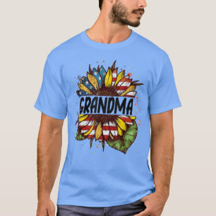 Solrosfarmor 4:e juli Patriotic Independen T Shirt