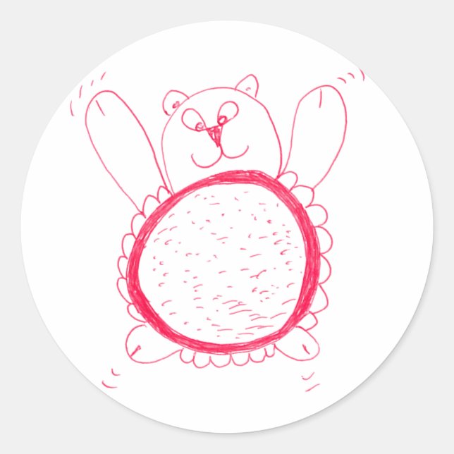 Solrosfastighet Cirkelmärke Runt Klistermärke (Framsida)