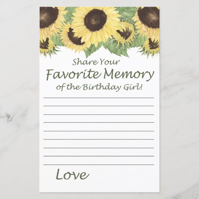 Solrosfavoritminne hos dagstidningen Girl (Framsida)