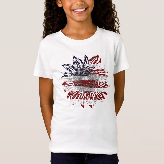 Solrosflagga  t shirt (Framsida)