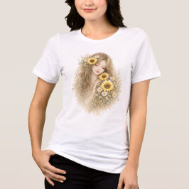 Solrosflicka T Shirt