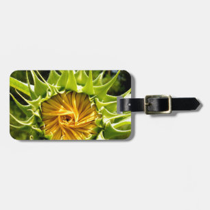 Solrosfoto för elegantens gult bagagebricka