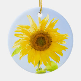 Solrosfoto Julgransprydnad Keramik