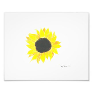 Solrosfoto - Papper konst Fototryck