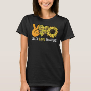 Solrosfreden Kärlek Sunshine Solrossolrosolrosolja T Shirt