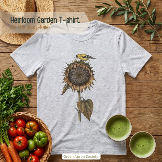 Solrosfrö huvud Botanisk T Shirt
