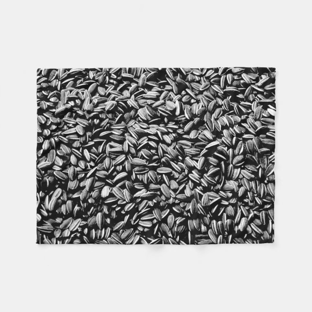 Solrosfrön Fleecefilt (Framsidan (Horisontell))