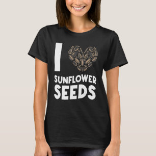 Solrosfrön Nöt Snacks Cute T Shirt