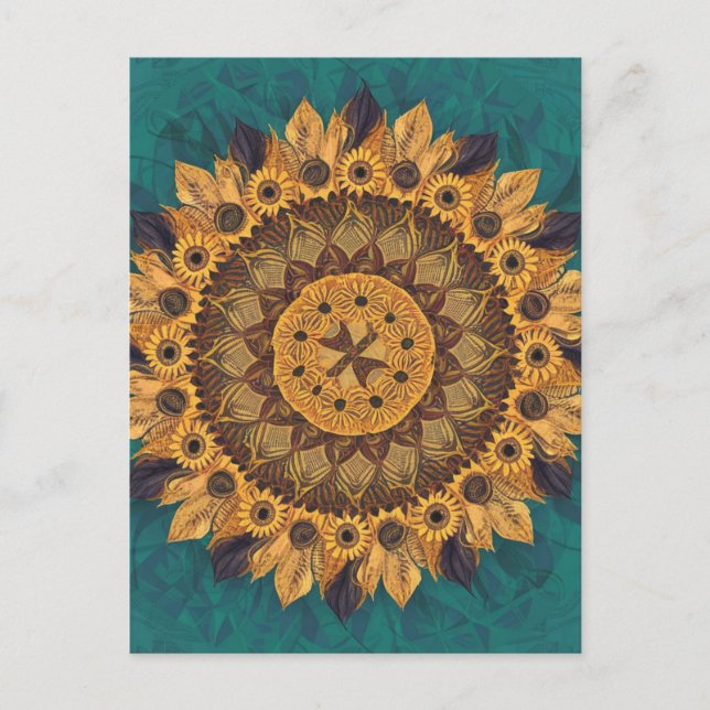 Solrosfusion: Firande i mångfald Vykort (Framsida)