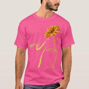 Solrosgåvor för kattlovers, katt Mamma, katt L T Shirt