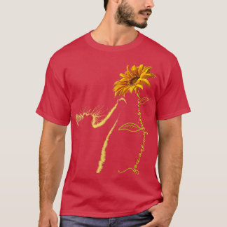 Solrosgåvor för kattlovers, katt Mamma, katt L T Shirt