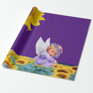 Solrosglasyr - Papper inkapsling av ytterprojektio Presentpapper