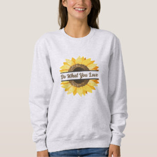 Solrosgrafik, populär citat gör vad du Kärlek gör T Shirt