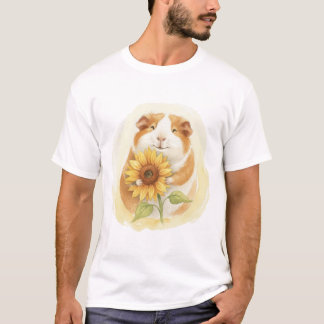 Solrosguinea Gris - Gentle Watercolor TinyFur T Shirt