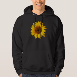 Solrosgult på svarten - skräddarsy solblommor munkjacka