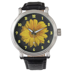 SolrosGultens Tjock Numres Manar cn Armbandsur